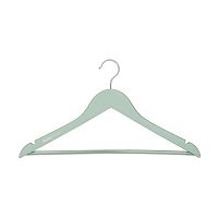 Вешалка-плечики 44см ОЛИВИЯ деревянная Master House 75935