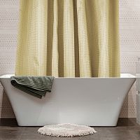 Штора для ванной 180*200см CASCADA Каприз бежевый BT-J-009BE