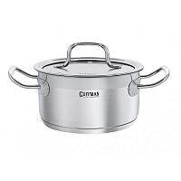 Кастрюля нерж. сталь 4,2л Guffman JOLIE со стекл. крышкой индукция T02-02822R