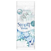 Станок для бритья GILLETTE Venus Simply одноразовые 2 лезвия 4шт 1/12