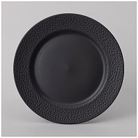 Тарелка обеденная керамика 27,5см SATURN ЧЕРНЫЙ Lefard 191-276