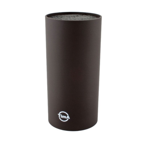 Подставка для ножей Tima SOFT-TOUCH круглая (лапша) коричневый PP-19 Подставка для ножей Tima SOFT-TOUCH круглая (лапша) коричневый PP-19