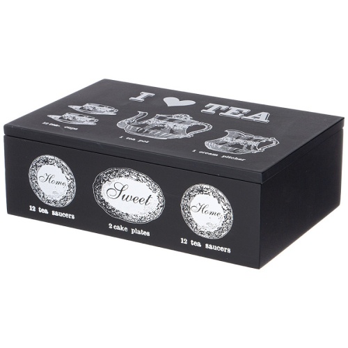 Шкатулка для чайных пакетиков 24*16*7см I LOVE TEA Lefard 129-526