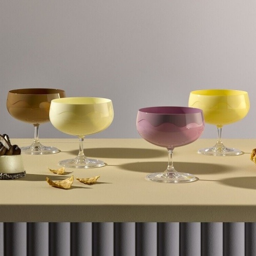 Набор креманок стекло 4шт 300мл CANDYLAND декорированные Crystalex 40976/300/D5453