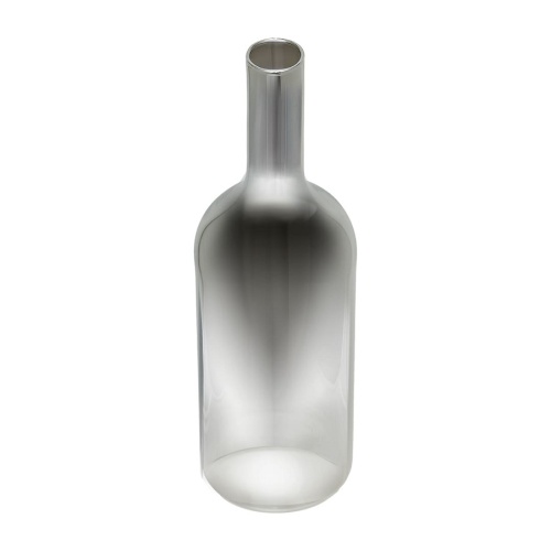 Ваза-бутылка стекло 8,5*28см СЕРЕБРО Магамакс CSA-36M