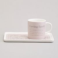 Чайная пара фарфор 210мл LOVING FAMILY Lefard 756-483