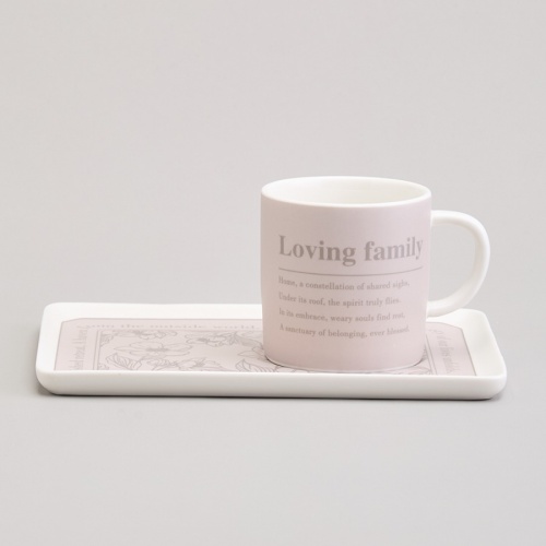 Чайная пара фарфор 210мл LOVING FAMILY Lefard 756-483
