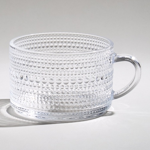 Кружка прозр. стекло 400мл GLASS LEGEND ТОЧКИ Lefard 691-122