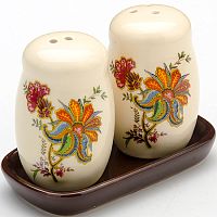 Набор для специй керамика 3пр Узоры LORAINE 24854