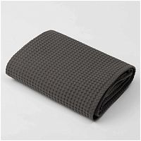 Полотенце вафельное 70*130см ОДНОТОННОЕ 400г/м2 серо-коричневый Maj-304