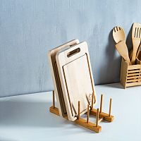 Подставка для досок 5 секций 26*10см бамбук Доляна 7061111