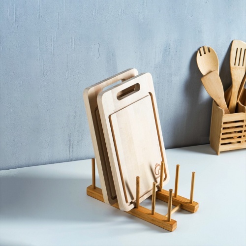 Подставка для досок 5 секций 26*10см бамбук Доляна 7061111