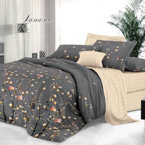 КПБ 1,5сп сатин 70*70см ХАНАМИ Хлопковый Рай