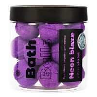 Соль для ванны бурлящая FABRIK COSMETOLOGY 300г Шарики Neon Blaze Ultra violet