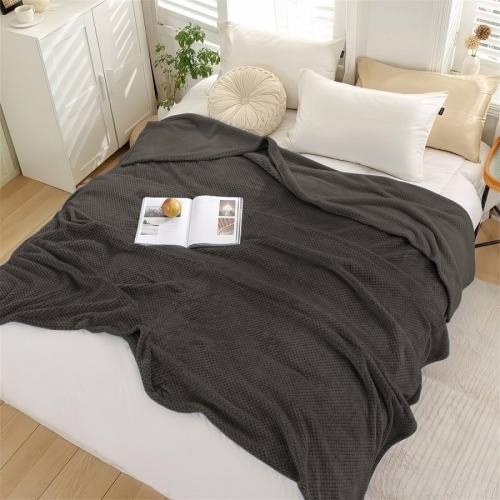 Плед 200*220см велсофт PINOLI chocolate Wenge