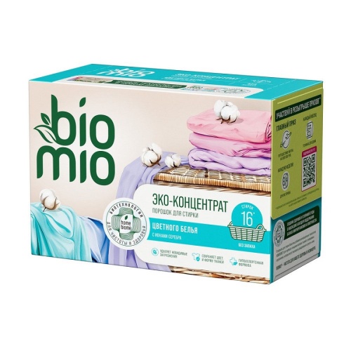 Порошок BIO MIO 500г Colors&Whites Эко Универсал 1/6 Порошок BIO MIO 500г Colors&Whites Эко Универсал 1/6