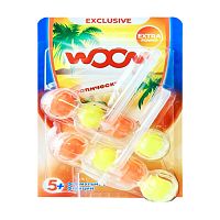 Блок для унитаза WOOM 2шт 5в1 Extra Power Тропический