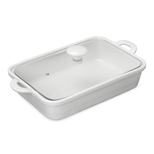 Форма для запекания керамика 32,7*18,9см прямоугольная с крышкой Taller TR-66407 Форма для запекания керамика 32,7*18,9см прямоугольная с крышкой Taller TR-66407
