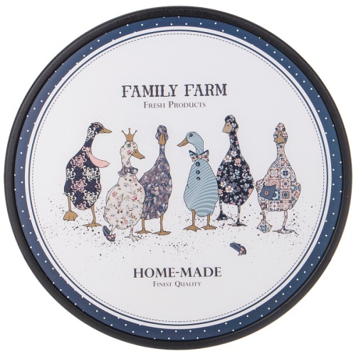 Доска разделочная пластик 27,5см FAMILY FARM ГУСИ Agness 895-177