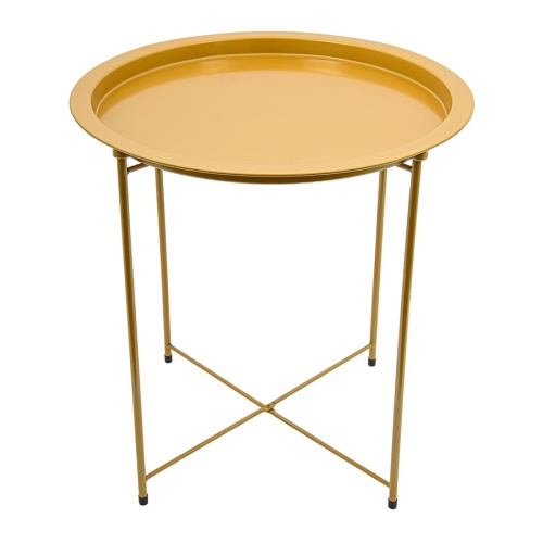 Столик металл 47*50,5см ЗОЛОТО складной Магамакс Org-12 Столик металл 47*50,5см ЗОЛОТО складной Магамакс Org-12