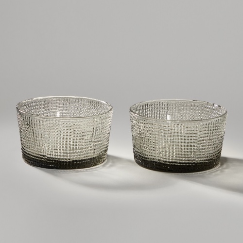 Набор салатников стекло 2шт 10,6*10,5см TEMPO GREY Lefard 355-382