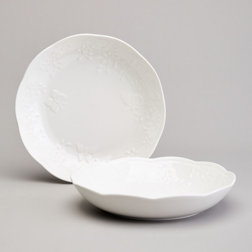 Набор тарелок фарфор 2шт суповые 21см LAVENDER Lefard 761-139 Набор тарелок фарфор 2шт суповые 21см LAVENDER Lefard 761-139