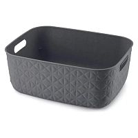 Корзина для хранения 12,5л (M) SOFTEX тёмно-серый Curver 00575-Z68-00