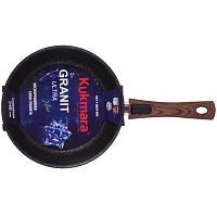 Сковорода 24см Kukmara GRANIT ULTRA литой алюм. АП со съем. ручкой (original) сго242а 1/4