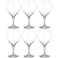 Набор бокалов для вина 6шт 610мл GAVIA Bohemia Crystal 669-381