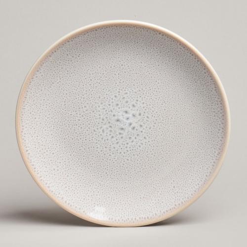 Тарелка десертная керамика 20,5см CROCUS бежевый Bronco 577-219