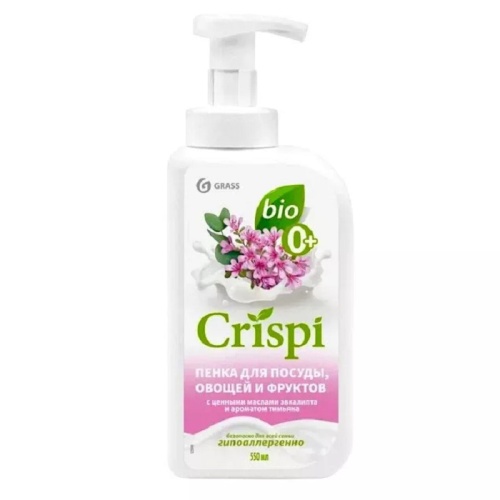 Средство для мытья посуды GRASS 550мл Crispi Био Эвкалипт-Тимьян