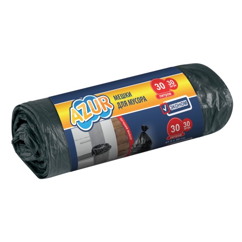 Мешки для мусора 30шт 30л АЗУР ЭКОНОМ Йорк 901520