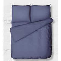 КПБ 1,5сп сатин 50*70см+70*70см однотонный СУМЕРКИ Хлопковый Рай