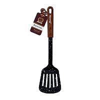 Лопатка нейлоновая 32см с отверстиями резиновая ручка Marmiton 17219 1/144