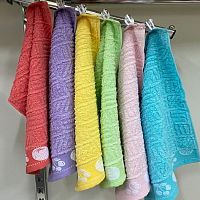 Полотенце махровое 30*50см MEYVELI 400г/м2 фиолетовый АГХ (TR)