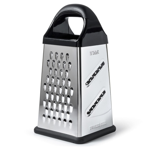 Терка 4 поверхности 21,5см нерж. сталь с контейнером Taller TR-21908 фото 2