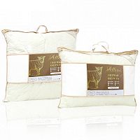 Уценка Подушка 70*70см Лебяжий пух Овечья шерсть (сумка) тик-атлас Alleri