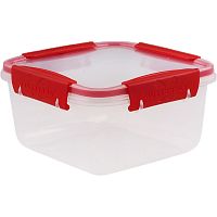 Контейнер для хранения квадратный 1,2л BUTTERFLY Ассорти Полимербыт C78406