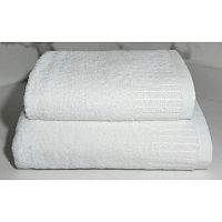 Полотенце махровое 50*85см ОДНОТОННОЕ 500г/м2 белый 511-1