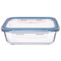 Контейнер прямоугольный 1,04л стекло СИНИЙ Appetite SL1040RB