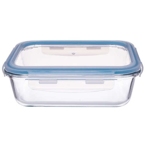 Контейнер прямоугольный 1,04л стекло СИНИЙ Appetite SL1040RB