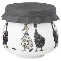 Банка для сыпучих фарфор 300мл FAMILY FARM ГУСИ 9*7,5см Lefard 359-915