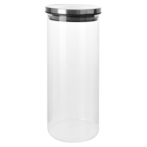 Банка для сыпучих стекло 1400мл EXCELLENT HOUSEWARE метал. крышка Купман CD1001890