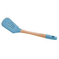 Лопатка силиконовая 35*8*5см BLUE с прорезями Guffman M04-022-B