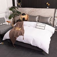 Пододеяльник Евро (200*220см) сатин-страйп ОТЕЛЬ белый Viva Home Textile