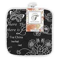 Прихватка рогожка 18*18см ВЕРСАЛЬ черный Гретта