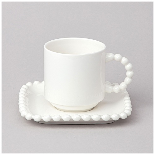 Чайная пара фарфор 220мл PEARL Lefard 761-114