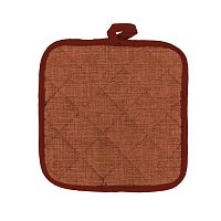 Прихватка рогожка 18*18см ТЕРРАКОТ рис. 60008-20 Vse Doma