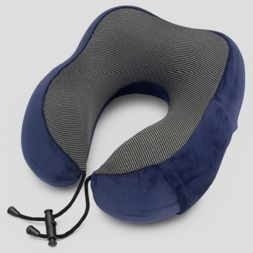 Подушка для шеи 24*14*9см BLUE Classic 109-27