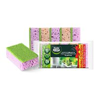 Губки для посуды 5шт XL BUBBLE Master Fresh С0006055